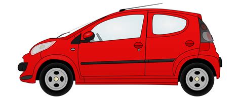 Clipart Little Red Car