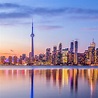 Toronto Skyline with purple light - Toronto, Ontario, Canada - YFC ...