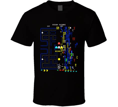 Pac Man Kill Screen Retro Video Game Classic Cool T Shirt