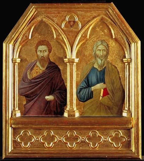 Saint Bartholomew And Saint Andrew Ugolino Di Nerio Artwork On Useum
