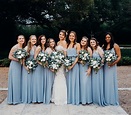 Real Birdy Grey Weddings | Birdy Grey dusty blue chiffon bridesmaid ...