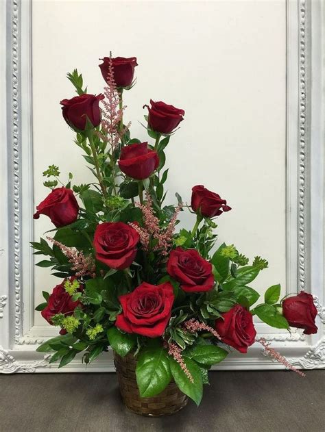 Fantastic Ideas For Red Floral Arrangement 9 Valentines Day Flower