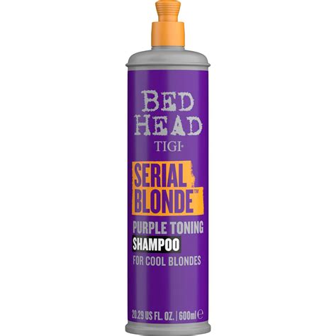 Bed Head By TIGI Serial Blonde Purple Toning Shampoo 600ml Spedizione