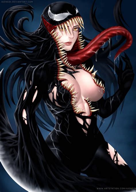Venom By AJengdi Venom Girl Black Cat Marvel Venom