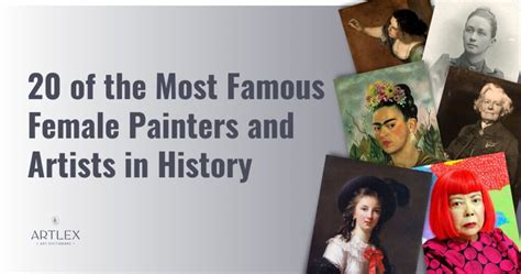 20 Of The Most Famous Female Painters And Artists In History Artlex
