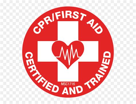 Cprfirst Aid Certified And Trained Hard Hat Emblem Hd Png Download Vhv