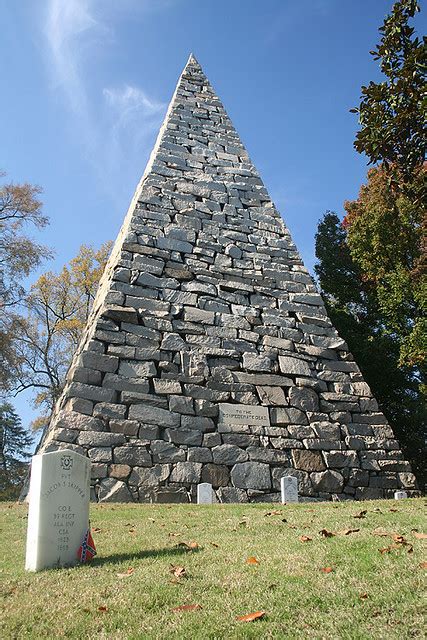 Richmond Va Confederate Pyramid At Hollywood Cemetery Flickr