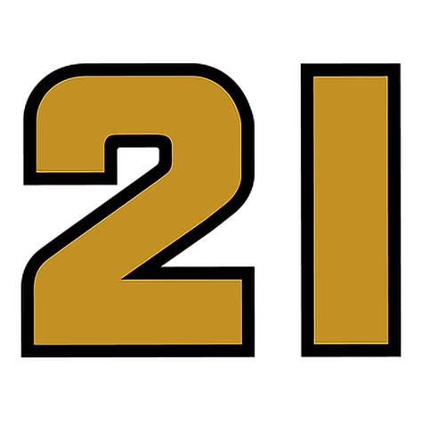 21 Number Woodbrothers Racing Gold Sticker By Kevinharvick