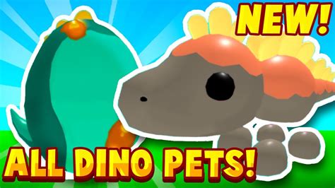 All Adopt Me Dinosaur Egg Pets Adopt Me Pet Leaks Early Access To