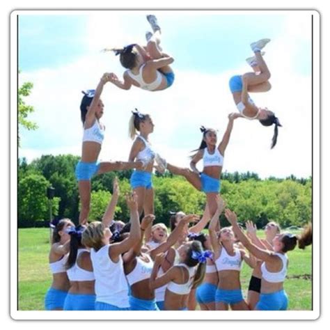 Cheerleading Stunt Always Wanted Ro Do This Easy Cheerleading Stunts