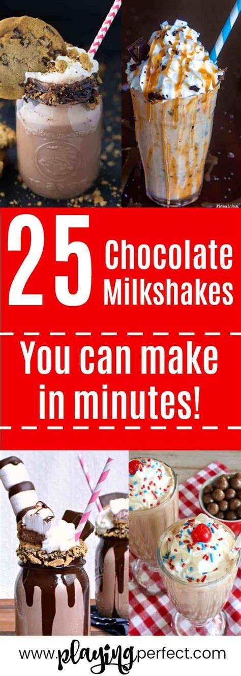 Easy Chocolate Milkshakes You Can Make In Minutes These 25 Chocolate