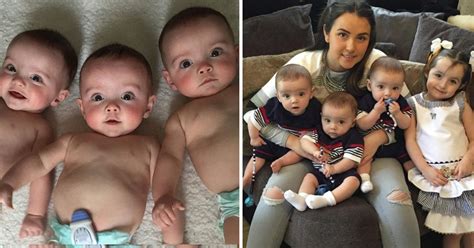 mother gave birth to identical triplets who were born prematurely small joys