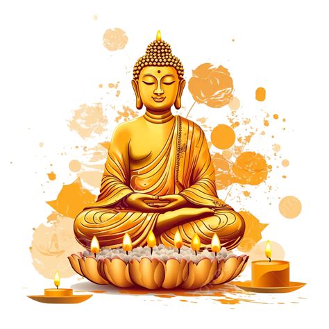 Buddhas Birthday Golden Rosette Buddhas Birthday Golden Rosette Png