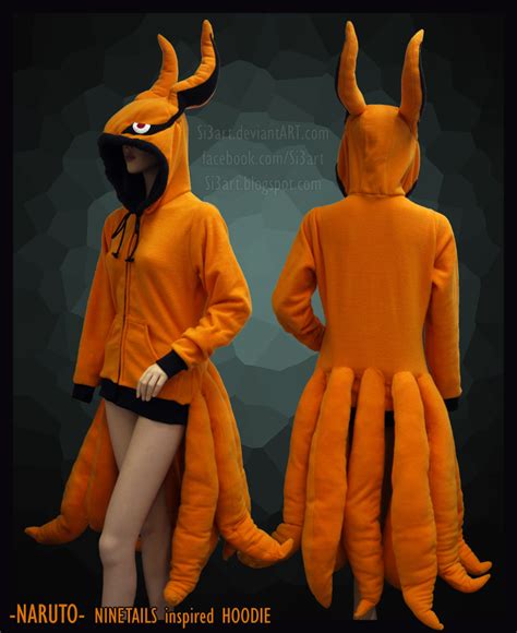 Naruto Ninetails Fox Hoodie By Si3art On Deviantart