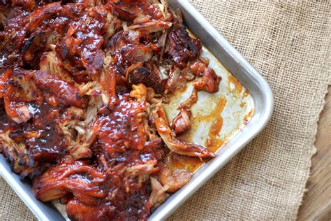 Pulled Pork With Apricot Molasses Barbecue Sauce Jessica Burns