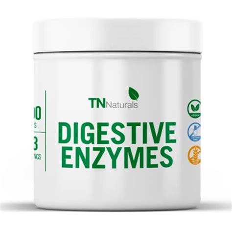 Tn Naturals Digestive Enzymes 100 Tbl