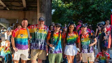 rice caps off monthlong festivities at annual pride parade rice news news and media