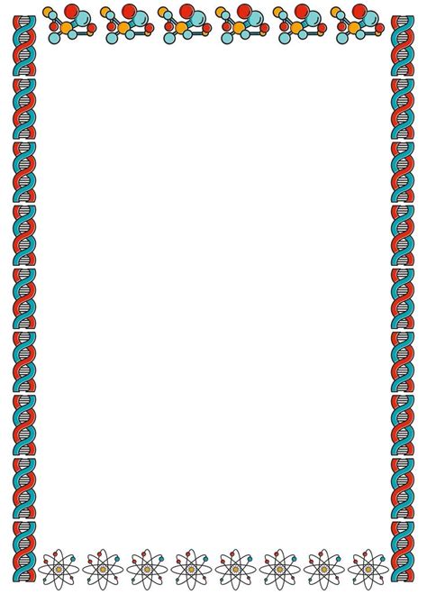 Printable Science Project Borders Printable Border Cross Stitch