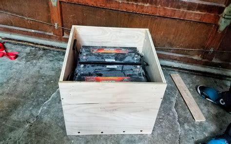 How To Build A Plywood Battery Box For A Diy Van Conversion Gnomad Home