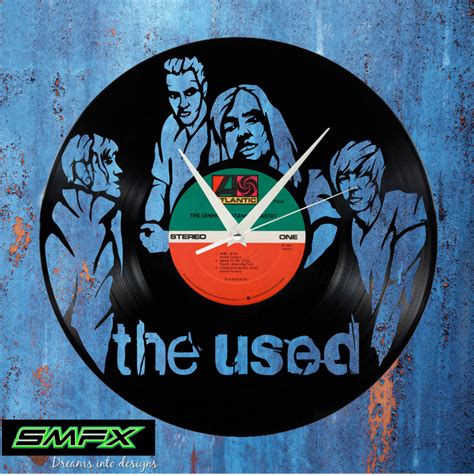 The Used Laser Cut Vinyl Record Artist Representation — Smfx Designs