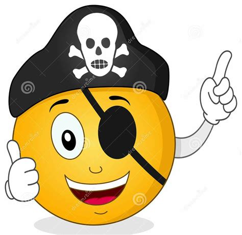 Yes I Am A Pirate Emoticon Smiley Engraçado