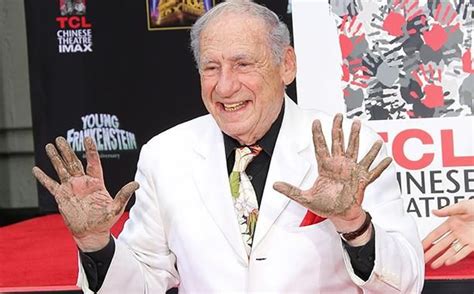 Mel Brooks Gave Himself An Extra Finger For His Chinese Theatre Handprint Hollywood Hollywood