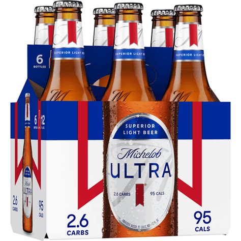 Michelob Ultra Beer Superior Light 6 Ea Lagers Needlers Fresh Market