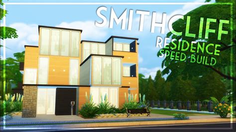 Lets Speed Build The Sims 4 Smithcliff Residence Youtube