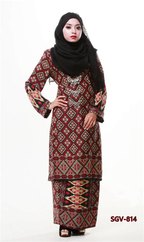 Baju kurung kedah moden kain batik melayu dress. D&D Marketing: Mini Kurung Songket Gegar Vaganzar