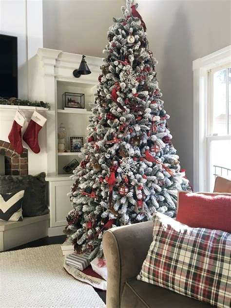 12 King Flock Quick Shape Artificial Christmas Tree Unlit Flocked