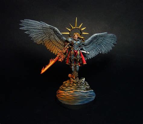 The Living Saint Painted Commission Wh40k Celestine Warhammer Wargames