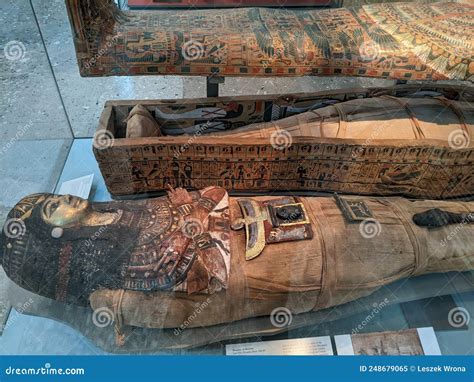 Mummies At The British Museum In Uk Editorial Image Image Of Funerary