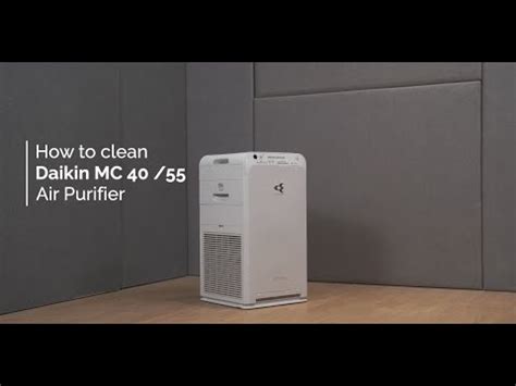 How To Clean Daikin Streamer Air Purifier MC55 MC40 YouTube