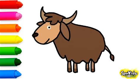 How To Draw A Yak Youtube
