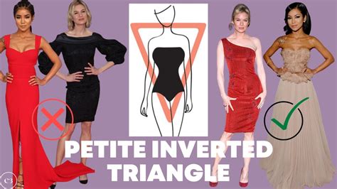 How To Dress An Inverted Triangle Body Shape Petite Women 54 And
