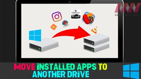 How To Move Installed Apps To Another Drive On Windows 10 Youtube