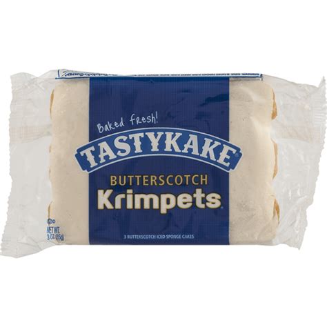 Tastykake products remain popular today with millions of snack cakes shipping across the country every day. Tastykake Krimpets Butterscotch Sponge Cakes- 3 CT | Shop ...