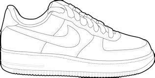 Nike air force one shoes. Image result for air force one shoe clip art | Air force ...