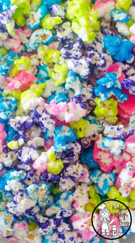 Rainbow Candy Coated Popcorn So Delicious And Pretty Sweet Popcorn