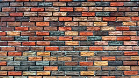Colorful Brick Wall Hd 3d And Abstract Wallpapers For