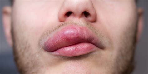 Swelling Lips And Hives