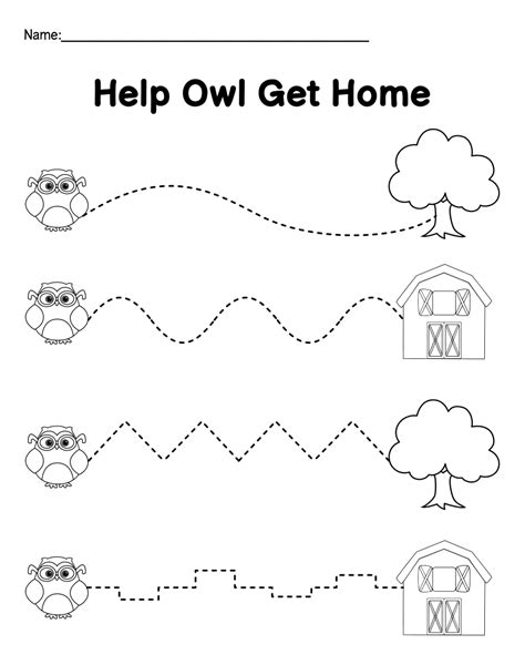 Toddler Free Printable Preschool Tracing Worksheets

