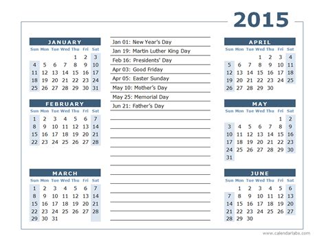 2015 Calendar Templates For Word Get Free Templates
