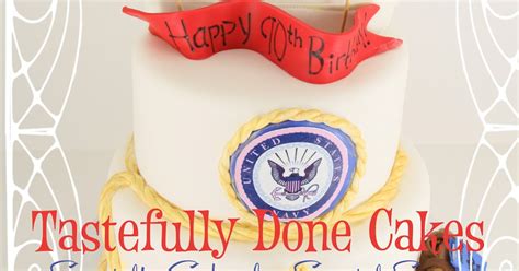 Tastefully Done Us Navy Birthday Cake