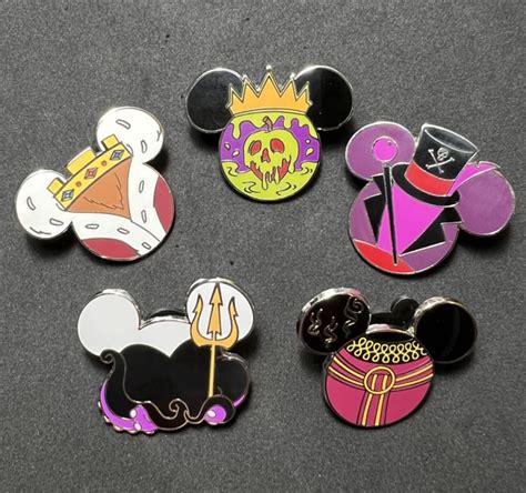 Disney Villains Mickey Icon Collectible Pin Pack Disney Pins Blog