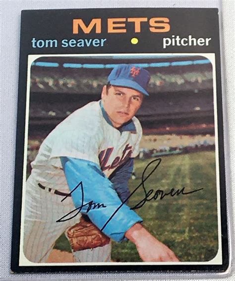 This is tom seaver's only recognized mainstream rookie card. Lot - 1971 Topps Set Break #160 Tom Seaver Baseball Card