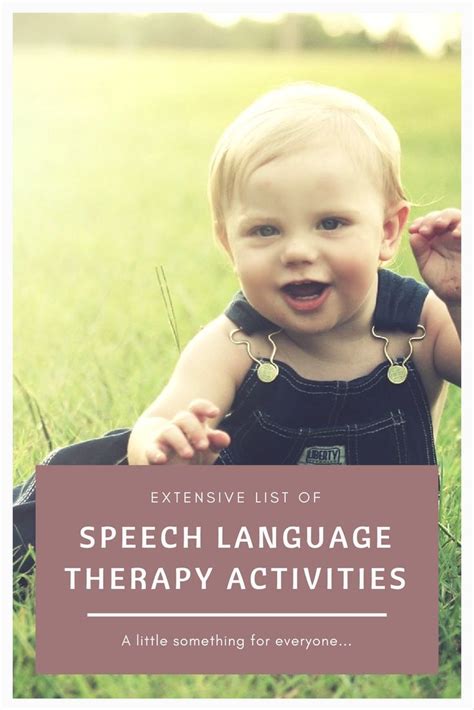 Speech Therapy Activities Make Speech Therapy Meaningful Speech
