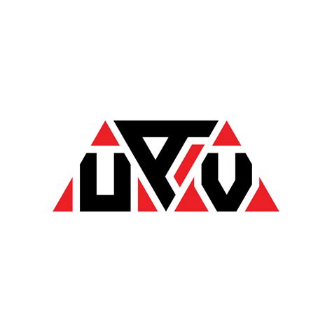 Diseño De Logotipo De Letra Triangular Uav Con Forma De Triángulo