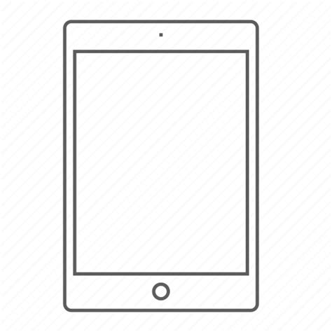 Apple Board Ipad Mini Outlined Icon Download On Iconfinder