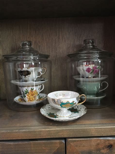 Tea cup display | Tea display, Tea set display, Tea cup display